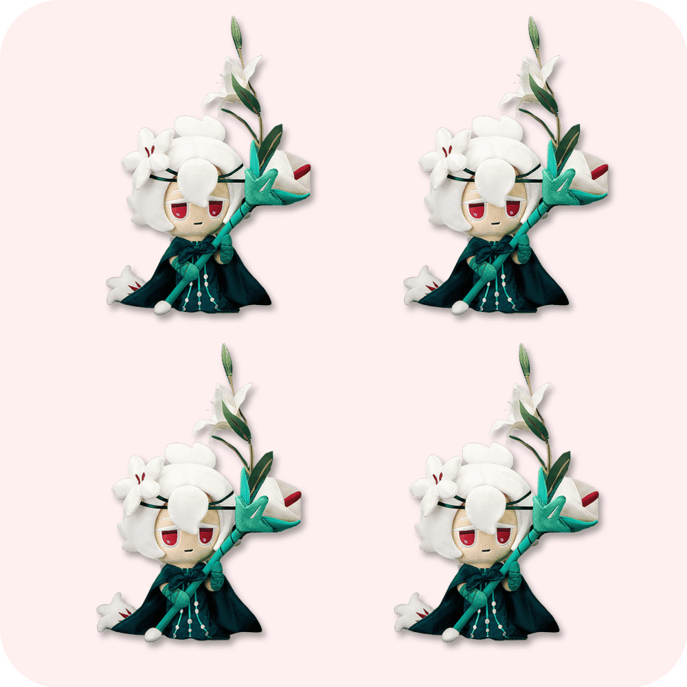 White Lily Plush 4PCS White Lily Plush 4PCS